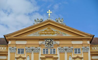 Roof of Melk Abbey, Austria. Unsplash@Reese Harvey