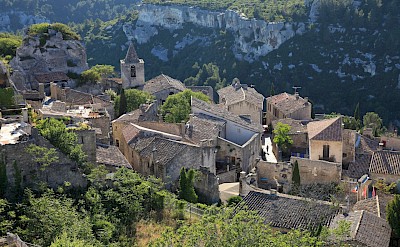 Les Baux-de-Provence in the Provence-Alpes-Côte d'Azur region of Southern France.