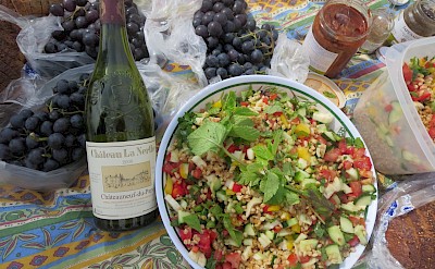 Provençal wines & dishes on the Provence hiking tour!