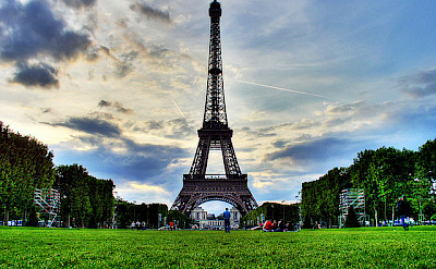 Eiffel Tower in Paris - photo via Flickr:Al lanni