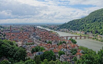 Neckar River through Heidelberg, Germany. Flickr:s.yuki