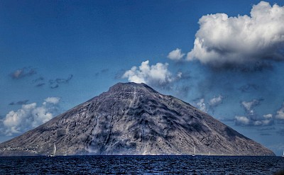 Clouds above Stromboli, Italy. Unsplash@Bernd Dittrich