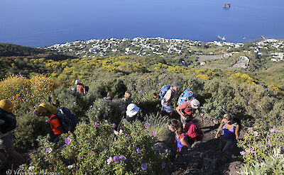 The volcanic island of Stromboli, part of the Aeolian Islands, Sicily, Italy. Flickr:Véronique Mergaux