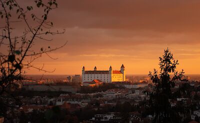 Bratislava at sunset, Slovakia. Lukas Kulla@Unsplash