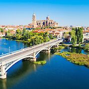 French Way Camino de Santiago E-Bike Tour - Blue waters around Leon, Spain. Unsplash:Getty Images