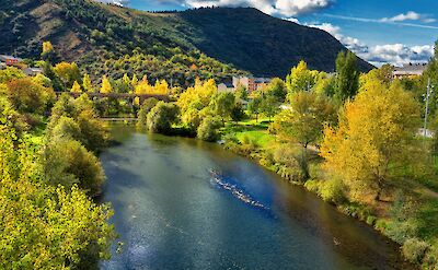 Sil River in Ponferrada, León, Spain. Flickr:Gabriel Fdez.