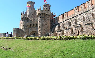 Templar Castle from the 12th century in Ponferrada, León, Spain. Flickr:manuel m.v.