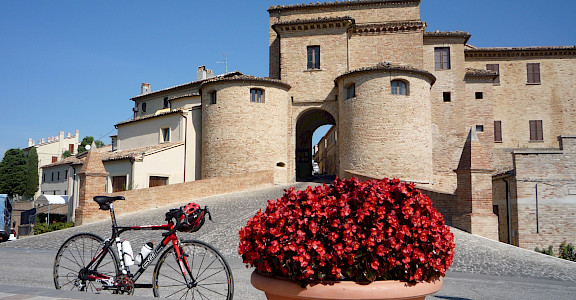 Bike the Villages and Castles in Riccione, Italy. Photo by Hennie