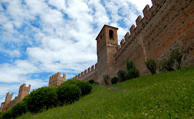 Gradara Castle in Gradara, Italy. Photo by Mary Burkhart, who went biking with Hennie here.