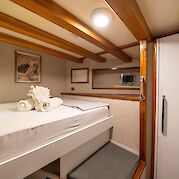 Small Single Cabin | Boreas | Bike & Boat Tour