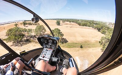 Helicopter view of the Barossa Valley, Australia. CC:Barossa Helicopters