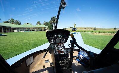 Ready for lift off, Barossa Valley, Australia. CC:Barossa Helicopters