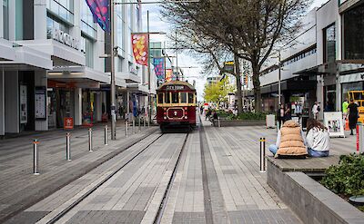 Tram at the city centre, Christchurch, New Zealand. Brayden Gray@Unsplash