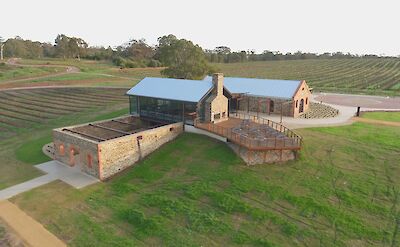 St Hugo from the sky, Australia. CC:Barossa Helicopters