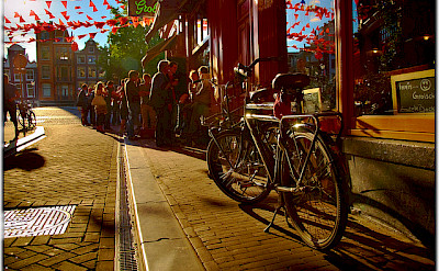 Bike rest in Amsterdam. Photo via Flickr:Moyan Brenn