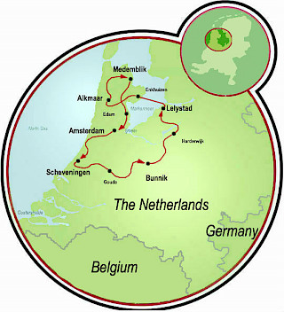 Holland Polderland Map