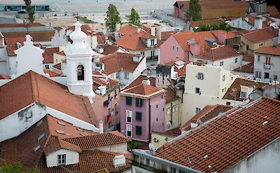 Rooftops of Alfama, Lisbon, Portugal. Snippy Hollow@Flickr