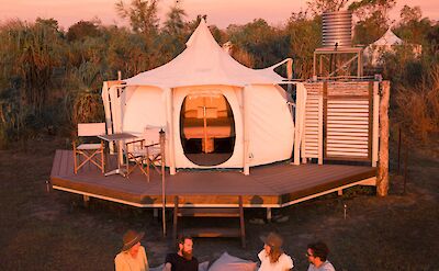 Lotus Belle tent, Darwin, Australia. CC:Top End Safari Camp