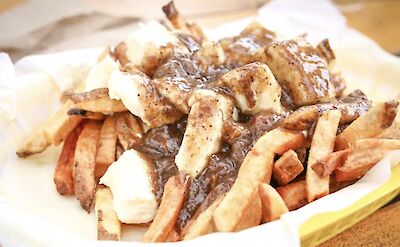Sumptuous plate of fries, Gravy, and Cheese, Portland, Oregon, USA. CC: Lost Plate