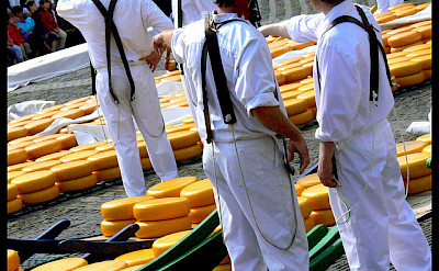 Cheese Market in Alkmaar, North Holland, the Netherlands. Photo via Flickr:manuel MC