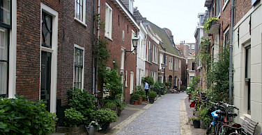 Side street in Haarlem, North Holland, the Netherlands. Flickr:David Baron