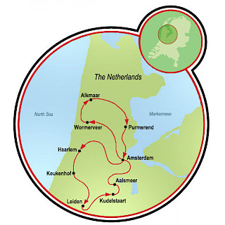 Super Tulip Tour Map