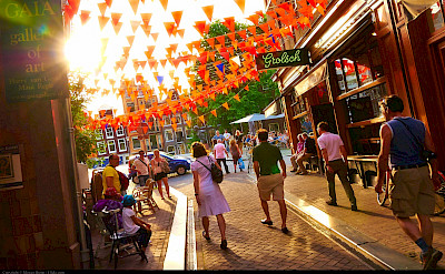 Summertime in Amsterdam, North Holland, the Netherlands. Photo via Flickr:Moyan Brenn