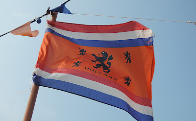 Flag of Marken, North Holland, the Netherlands. Flickr:Farah Tsai