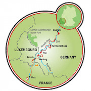 Metz a Cochem Mapa
