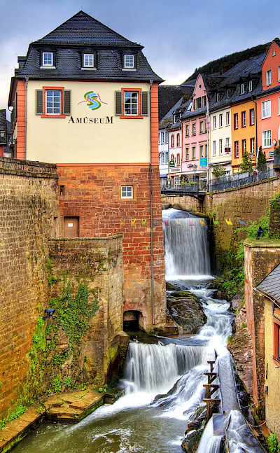 AmüseuM in Saarburg by the Leuk & Saar Rivers in the Trier-Saarburg district of Germany. Flickr:Wolfgang Staudt