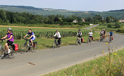 Biking the Champagne, France tour. ©TO