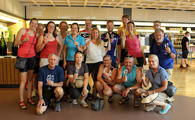 Group shot on the Champagne tasting tour. ©TO