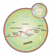Champagne Tour Map