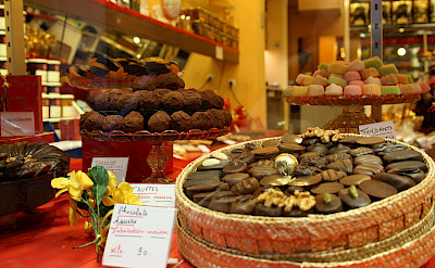 Chocolaterie Shop on Rue du Faubourg in Paris, France. CC:Paris Sharing