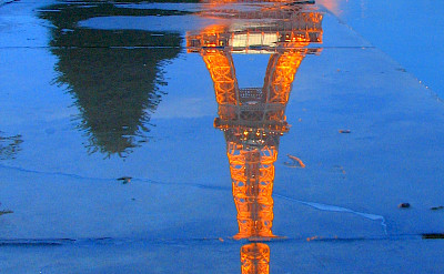 Eiffel Tower in Paris, France. Flickr:runner310 48.85849006982839, 2.2948031617471862
