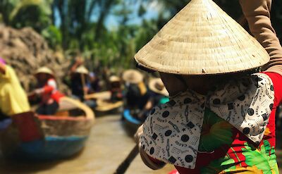 Boats on the Mekong Delta, Vietnam. Unsplash:Anne Lin