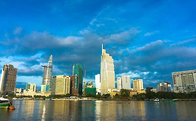 Skyline of Ho Chi Minh City, Vietnam. Unsplash:Bin Thieu