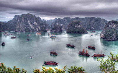 Ha Long Bay, Vietnam. Photo via Flickr:guido da rozze 20.361108, 107.094727