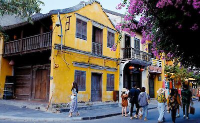 Yellow houses in Hoi An, Vietnam. Unsplash:Hieu Tran