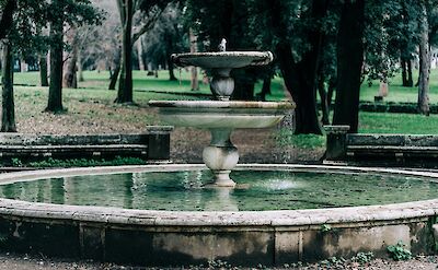 Fountain in Villa Borghese Park, Rome, Italy. Gabriella Clare Marino@Unsplash