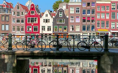 Bicycles on a bridge, Amsterdam, Netherland. Unsplash: Gaurav Jain