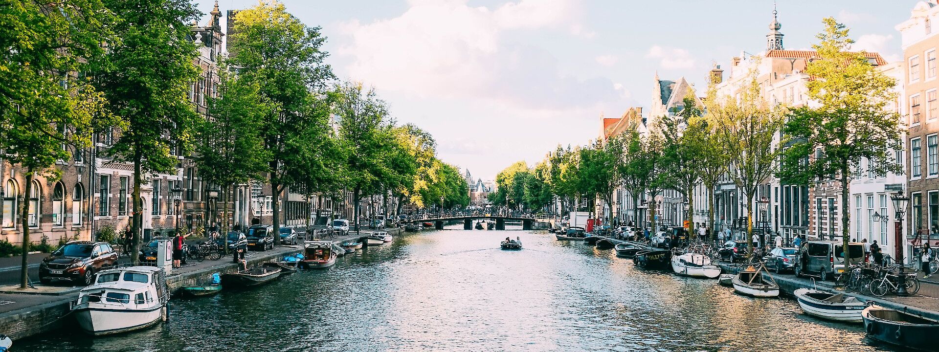 View over the canal, Amsterdam. Unsplash: Adrien Olichon
