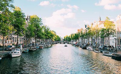 View over the canal, Amsterdam. Unsplash: Adrien Olichon