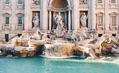 Trevi Fountain up close in Rome! Unsplash:Michele Bitto