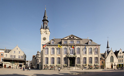 Stadhuis in Lier, province Antwerp in Belgium. Wikimedia Commons:Johan Bakker 51.13114312333401, 4.570493918778584