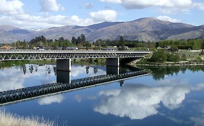 Reflection of clouds in Lake Dunstan, Cromwell, New Zealand. Flickr: Tim Parkinson