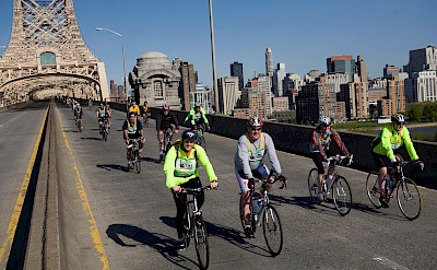 Over the bridges, courtesy of Bike NY