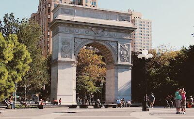Washington Square Arch, Greenwich Village, New York, USA. Unsplash: Simi Ilyomade