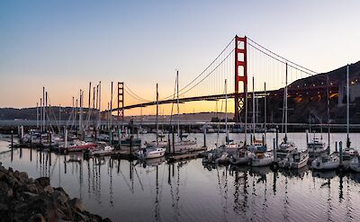 View of the Golden Gate Bridge from Sausalito, California, USA. Unsplash: Jason Tang
