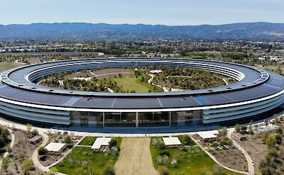 Apple Park, Silicon Valley, California, USA. Unsplash: Carl Esrabada